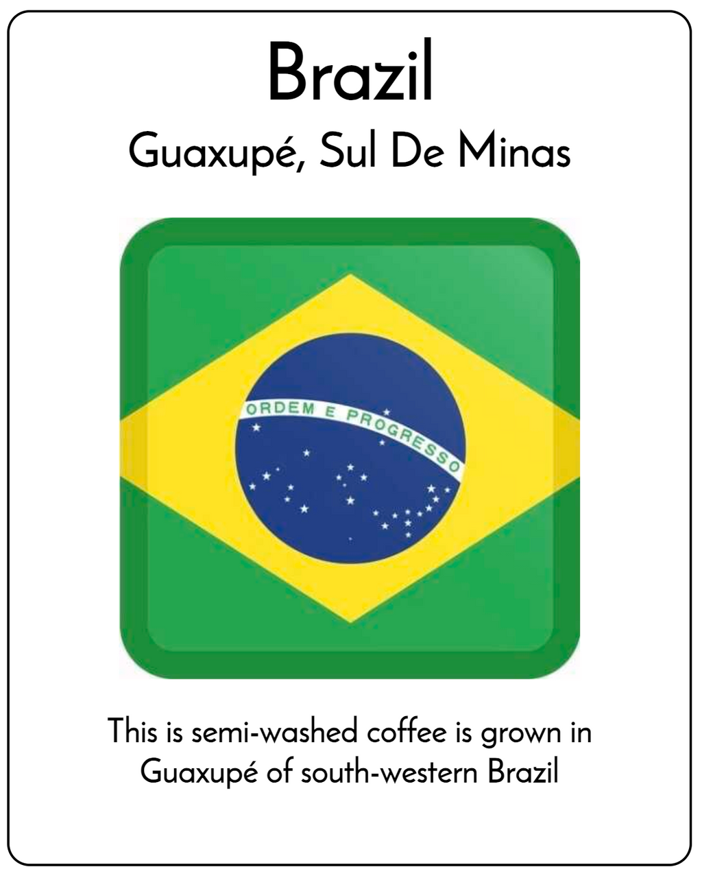 Brazil Guaxupé Sul De Minas