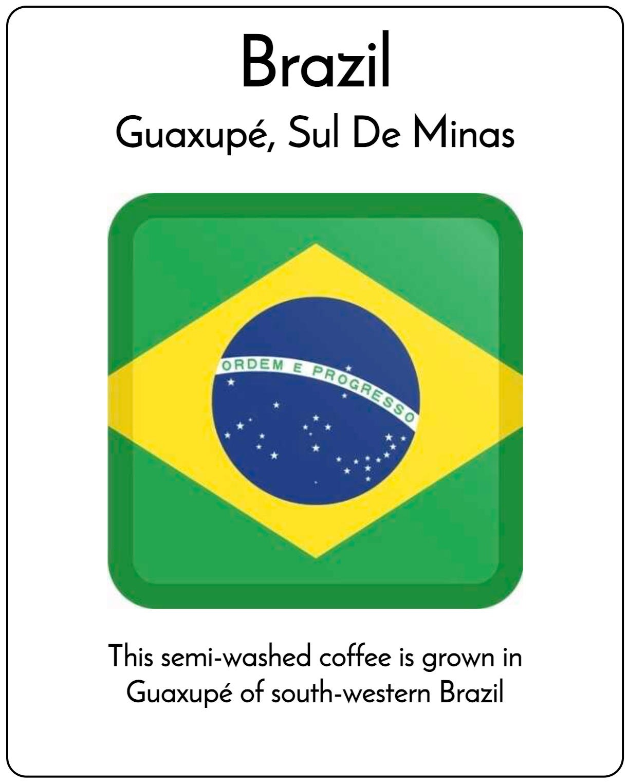 Brazil Guaxupé Sul De Minas