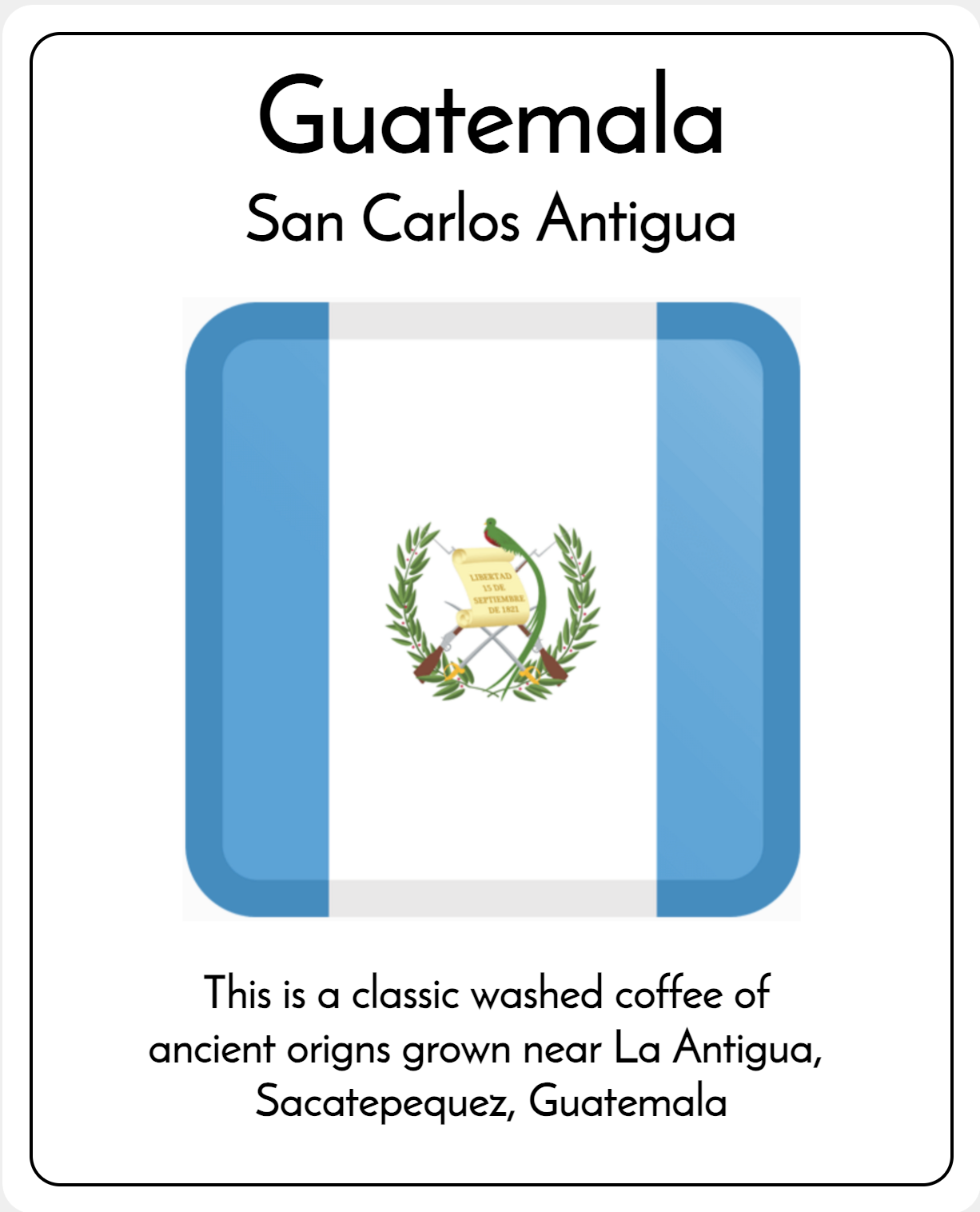 Guatemala San Carlos Antigua